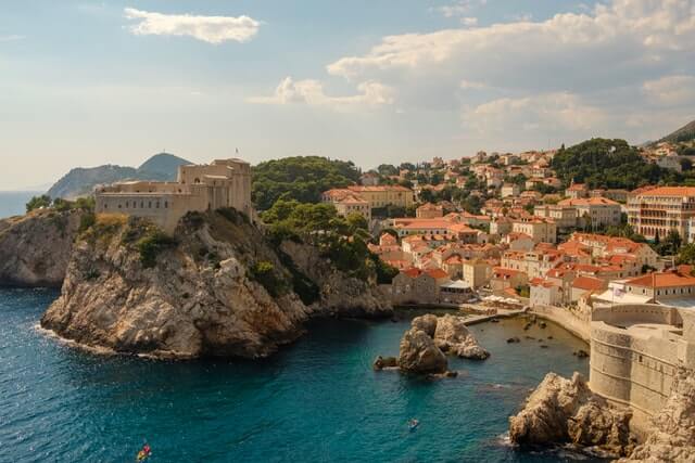 A view of a city in Croatia